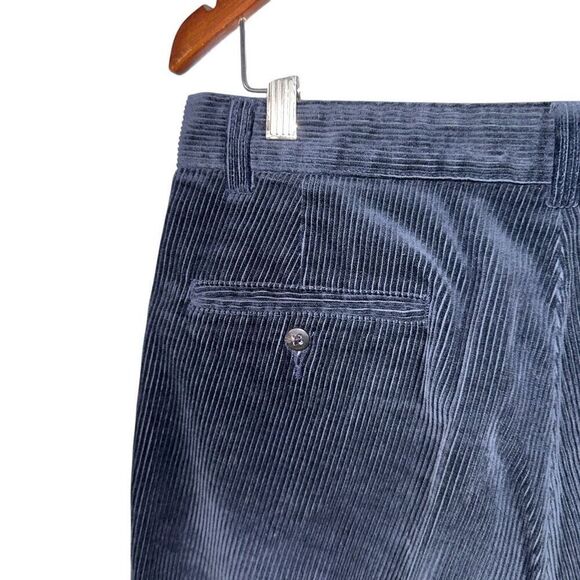 80s Polo Ralph Lauren Nautical Navy Polo Cords Size 32 - Picture 9 of 12
